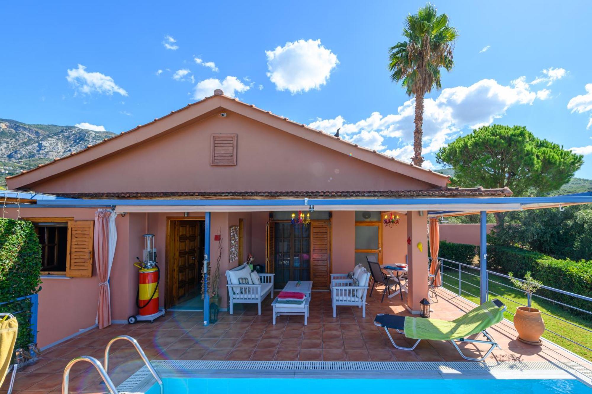 Cozy Small Smart Villa With Private Pool Mikri Mantineia Καλαμάτα Εξωτερικό φωτογραφία